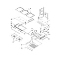 Kenmore 59679243010 shelf parts diagram
