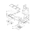 Kenmore 59679542010 shelf parts diagram