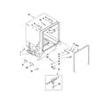 Kenmore 66513489K903 tub and frame parts diagram