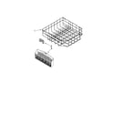 Kenmore 66515033K110 lower rack parts diagram