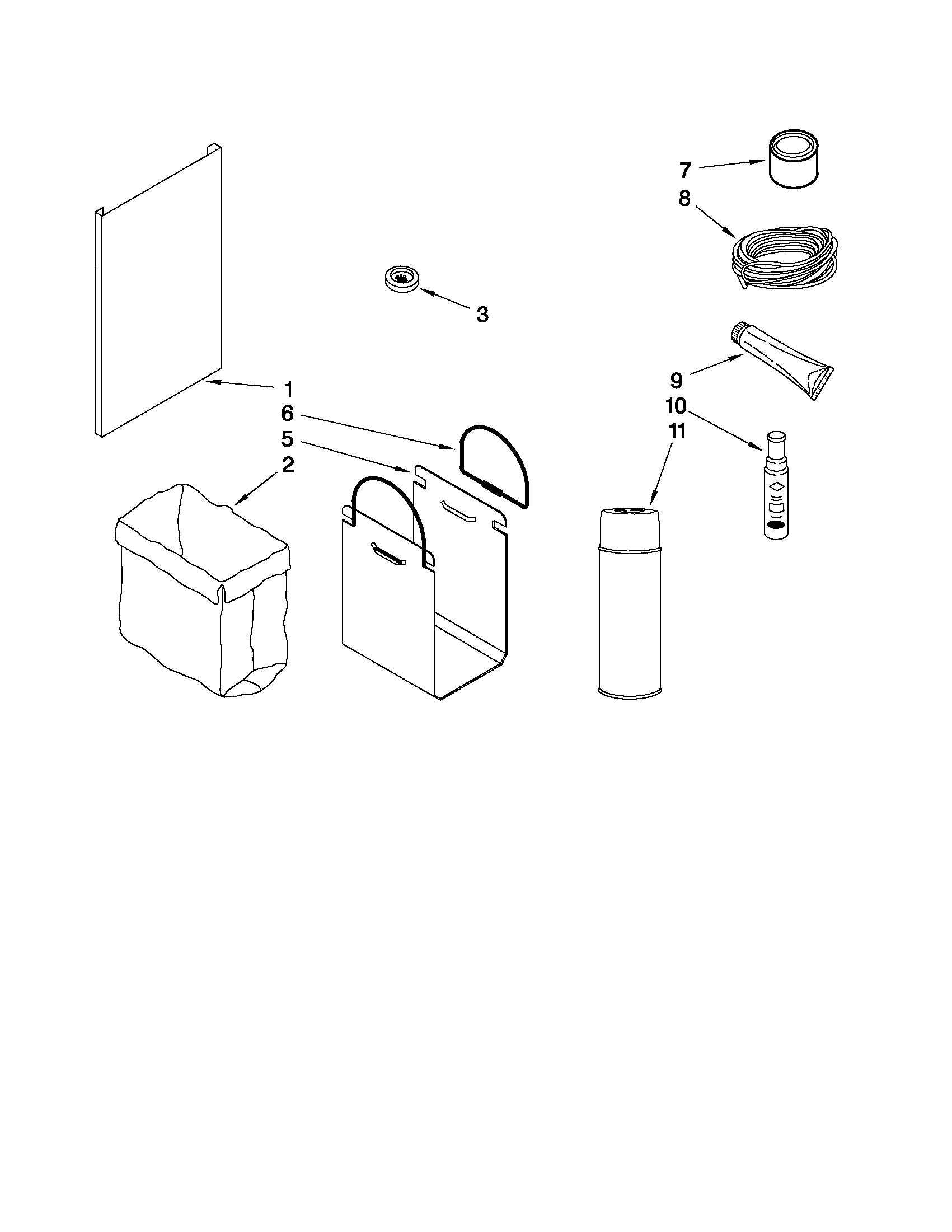 Kenmore 66513613102 accessory parts diagram