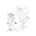 Kenmore 59667993602 freezer liner parts diagram