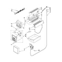 Kenmore 59667993602 icemaker parts diagram