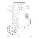 Kenmore 59669932011 cabinet parts diagram