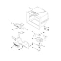Kenmore 59669932011 freezer liner parts diagram