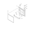 Kenmore 59669932011 freezer door parts diagram