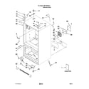 Kenmore 59679543014 cabinet parts diagram