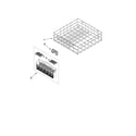 Kenmore 66213013K112 lower rack parts diagram