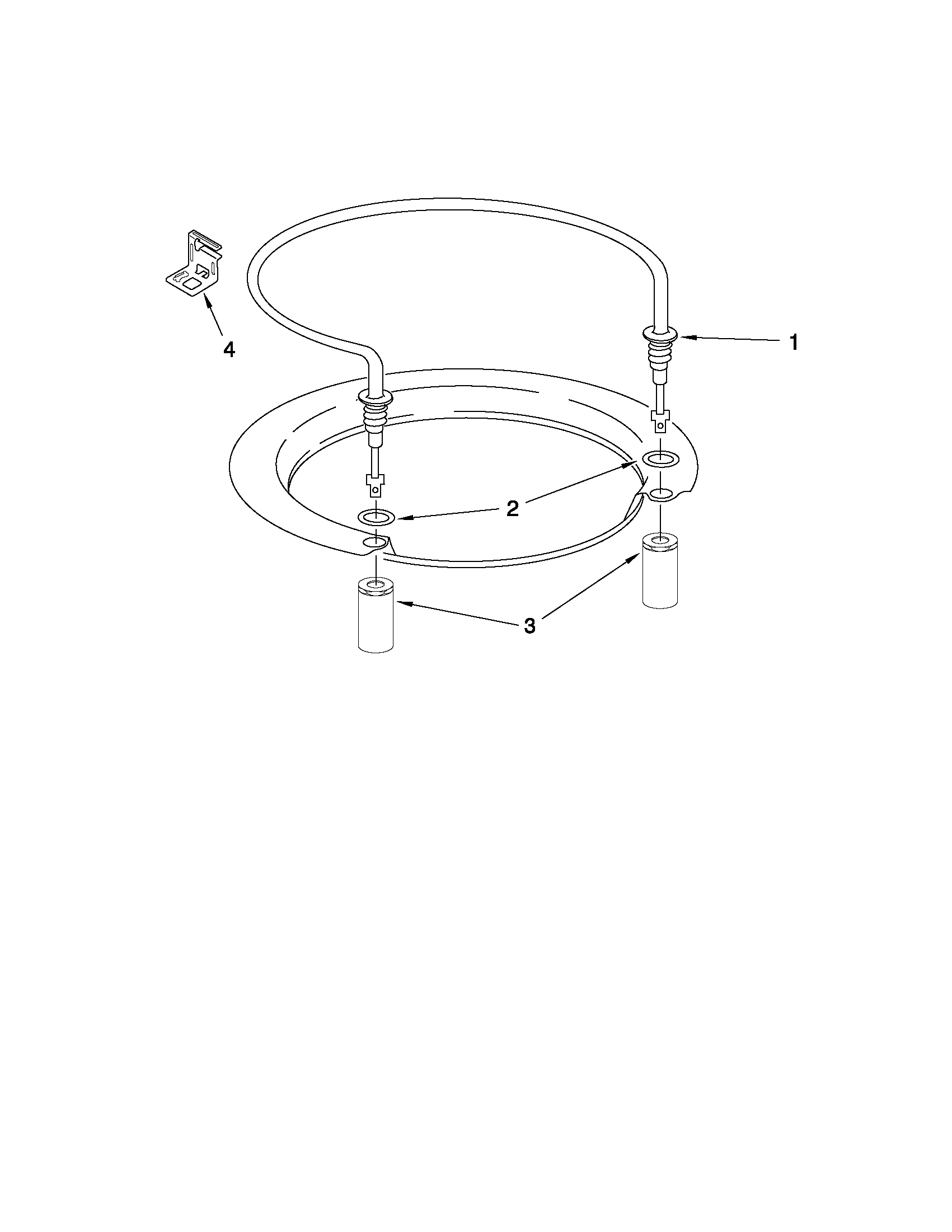 Kenmore 66517012402 heater parts diagram