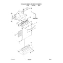 Kenmore Elite 66513932K014 door and panel parts diagram
