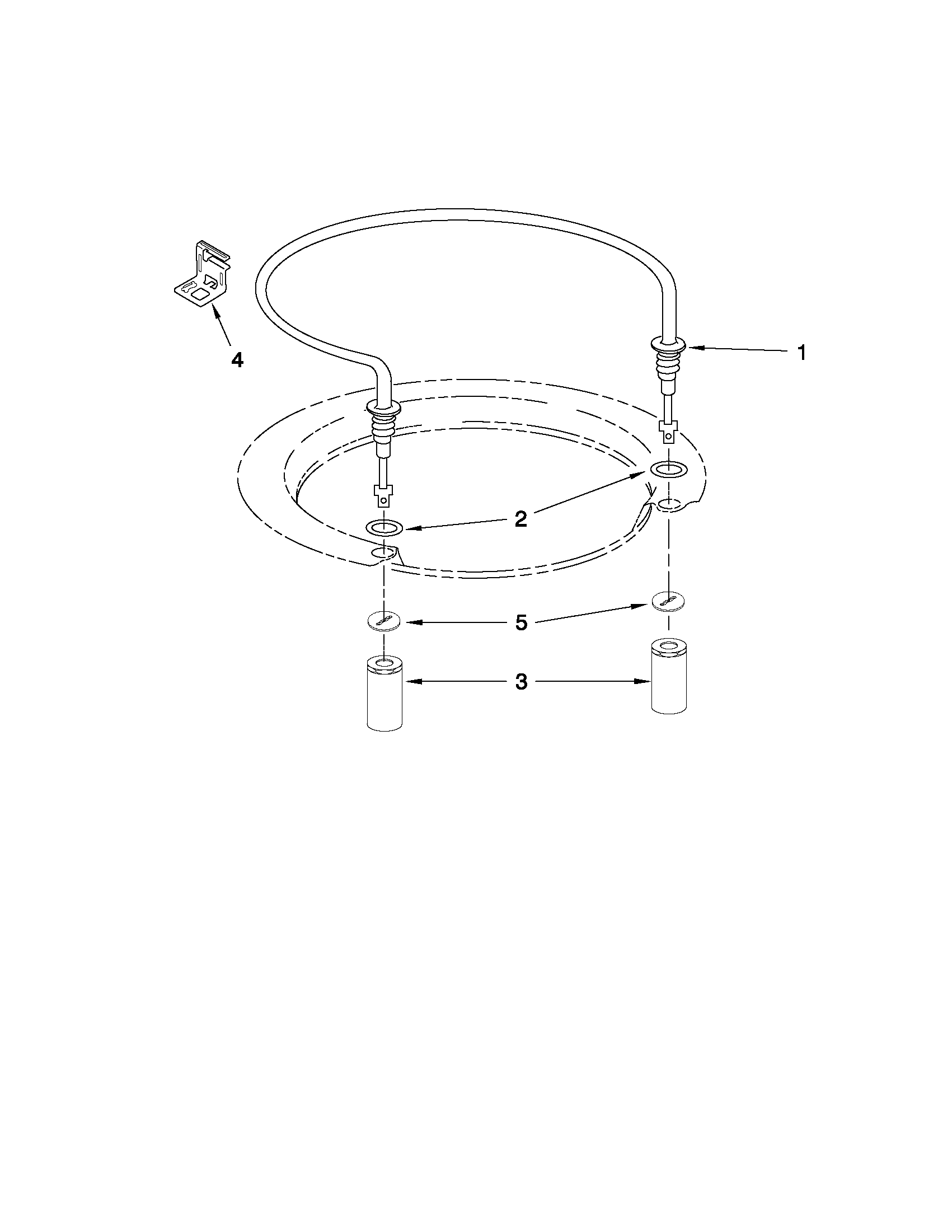 Kenmore 66513044K110 heater parts diagram