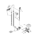 Kenmore 66513282K111 fill, drain and overfill parts diagram
