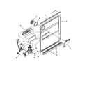 Kenmore Elite 66513944K015 inner door parts diagram