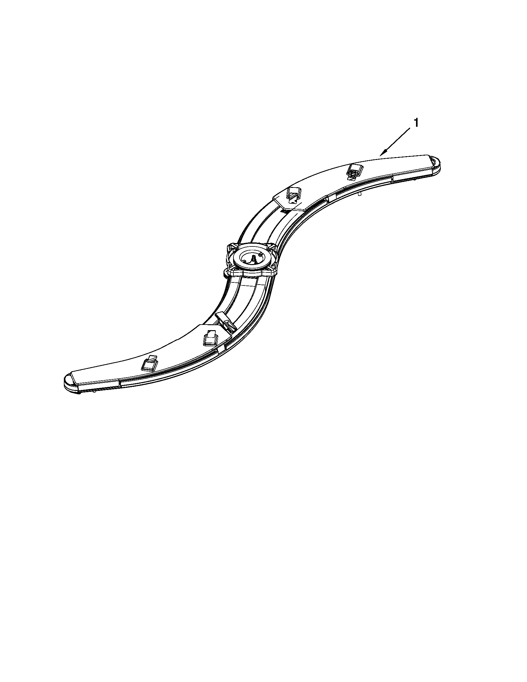Kenmore 66513293K112 lower washarm parts diagram
