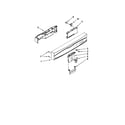 Kenmore 66517742K016 control panel and latch parts diagram