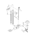 Kenmore Elite 66513923K010 fill, drain and overfill parts diagram