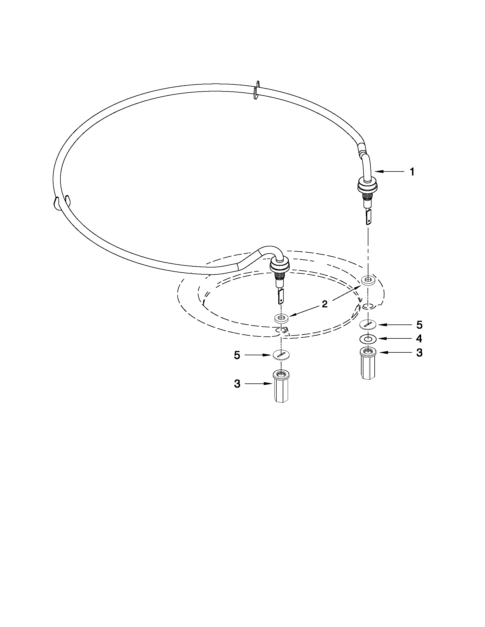 Kenmore 66514063K010 heater parts diagram