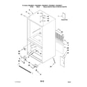 Kenmore 59669982011 cabinet parts diagram