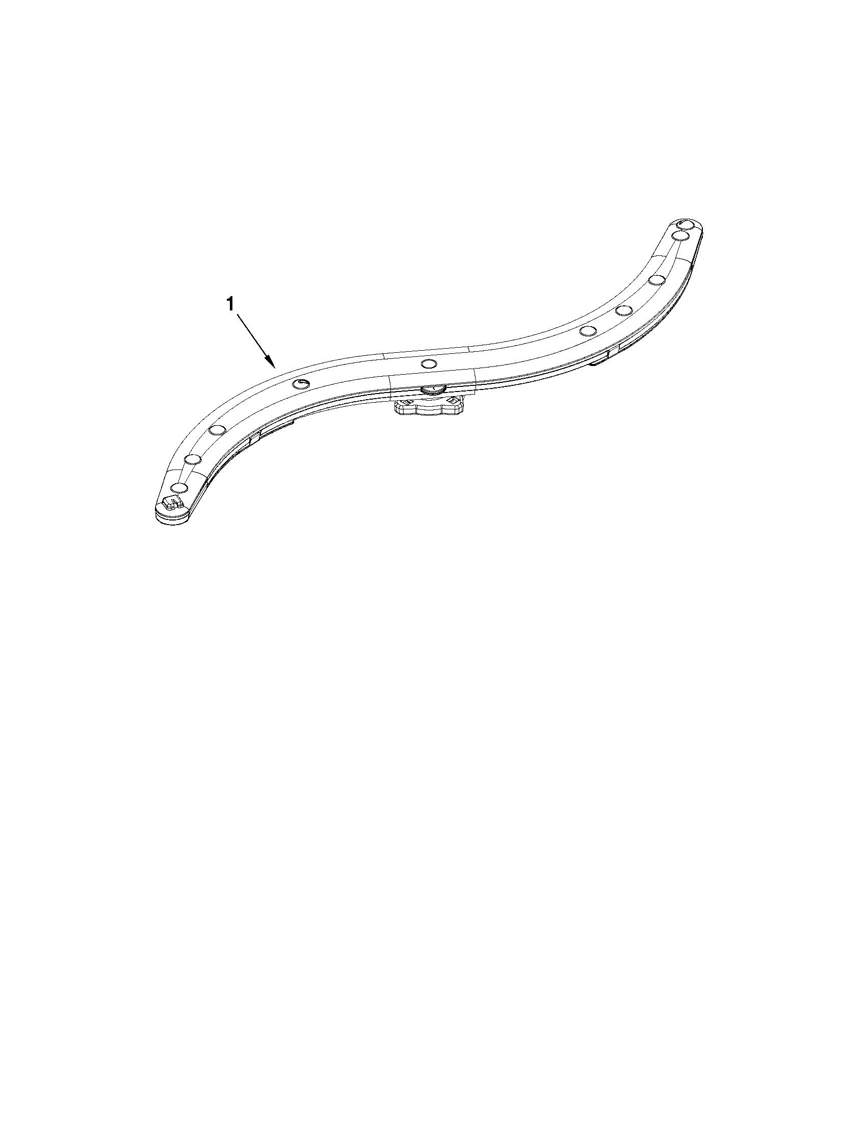Kenmore 66513073K211 lower washarm parts diagram