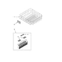 Kenmore Elite 66513922K012 lower rack parts diagram