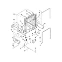Kenmore Elite 66513979K012 tub and frame parts diagram