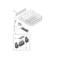 Kenmore Elite 66513979K012 lower rack parts diagram