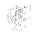 Kenmore Elite 66513922K013 tub and frame parts diagram