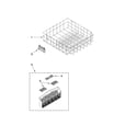 Kenmore Elite 66513922K013 lower rack parts diagram