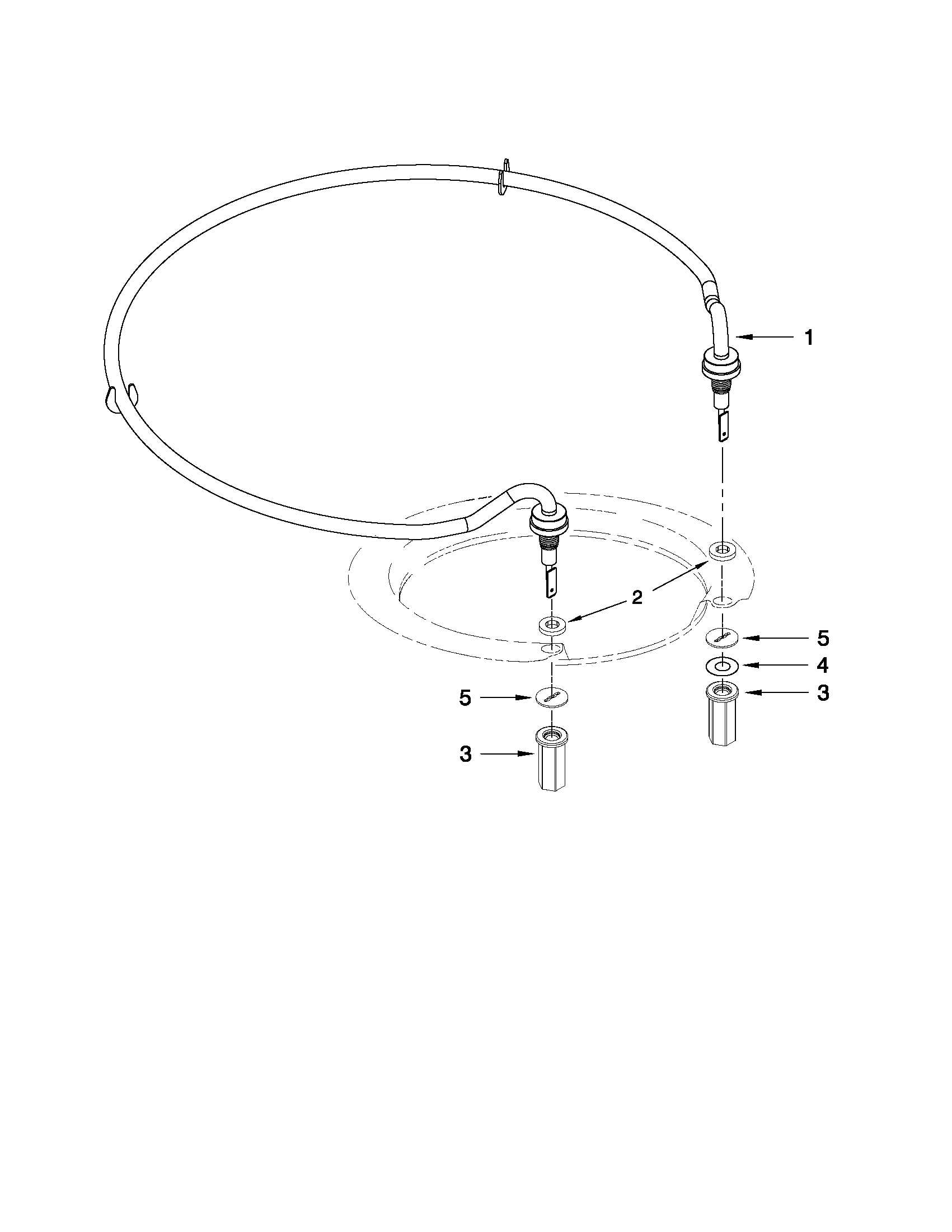 Kenmore 66514062K012 heater parts diagram