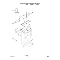 Kenmore 66513282K115 door and panel parts diagram