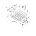 Kenmore 66513282K115 upper rack and track parts diagram