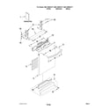 Kenmore Elite 66513932K017 door and panel parts diagram