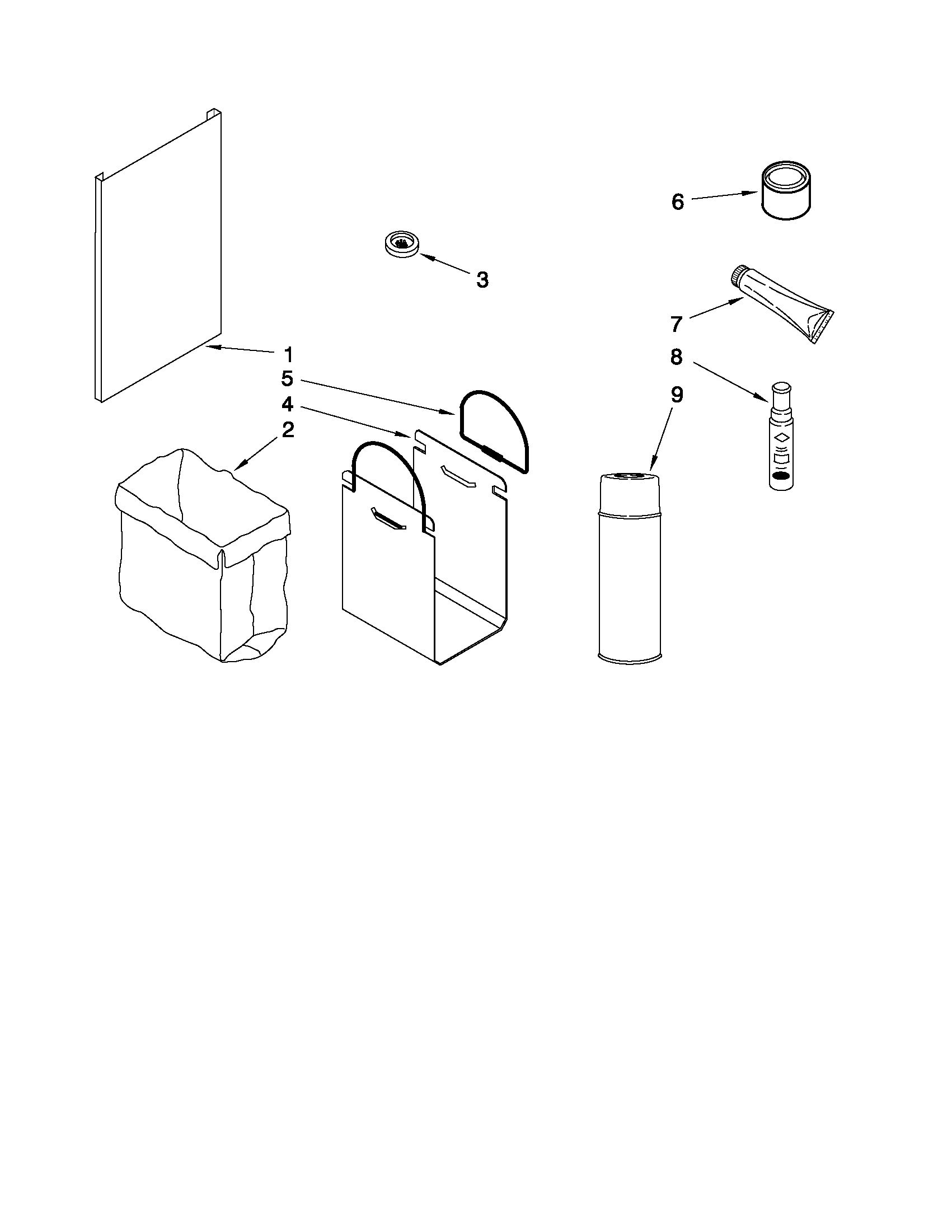 Kenmore 66514722111 accessory parts diagram