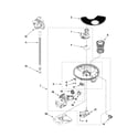 Kenmore 66515049K110 pump, washarm and motor parts diagram