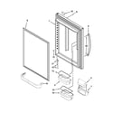 Kenmore 59669972013 refrigerator door diagram