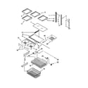 Kenmore 59669972013 shelf parts diagram