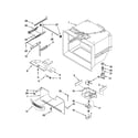 Kenmore 59669283013 freezer liner parts diagram