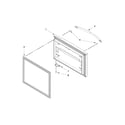 Kenmore 59669283013 freezer door parts diagram