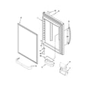 Kenmore 59669283013 refrigerator door parts diagram