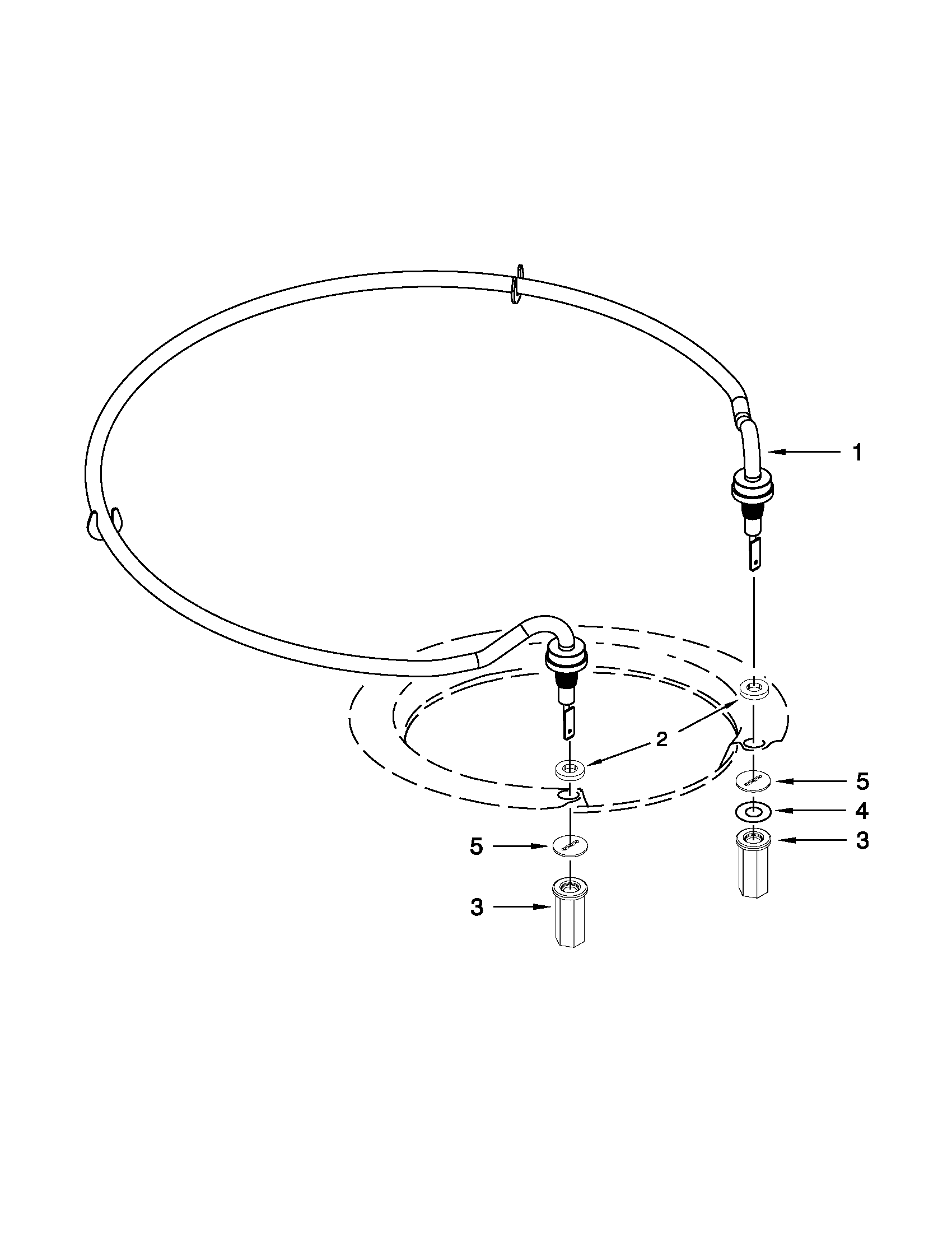 Kenmore Elite 66513963K013 heater parts diagram