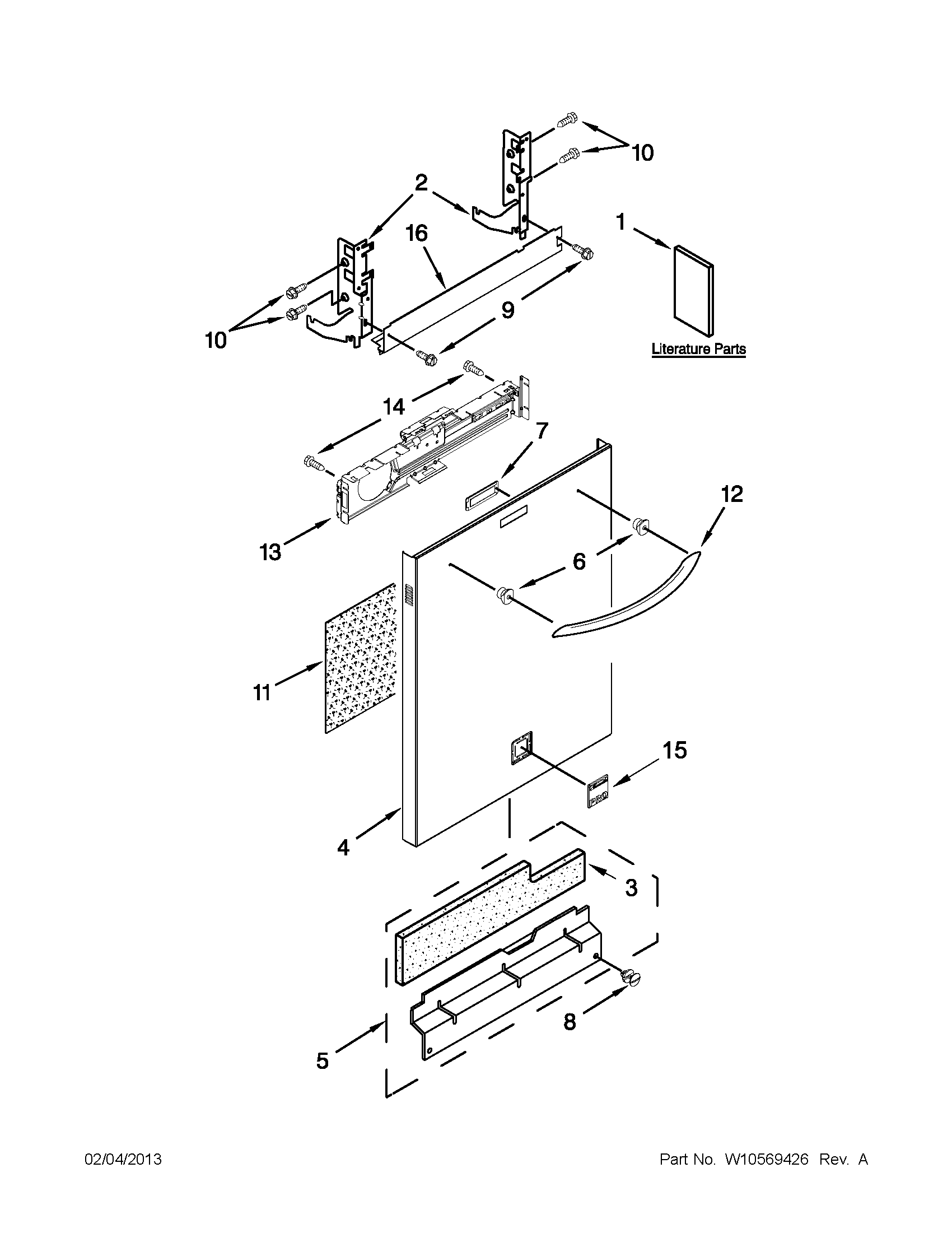 Kenmore Dishwasher 665 Parts Diagram Reviewmotors.co