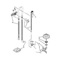 Kenmore Elite 66512776K310 fill, drain and overfill parts diagram