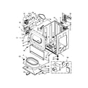Kenmore 11067122310 cabinet parts diagram