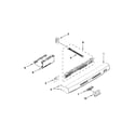 Kenmore 66513252K114 control panel and latch parts diagram