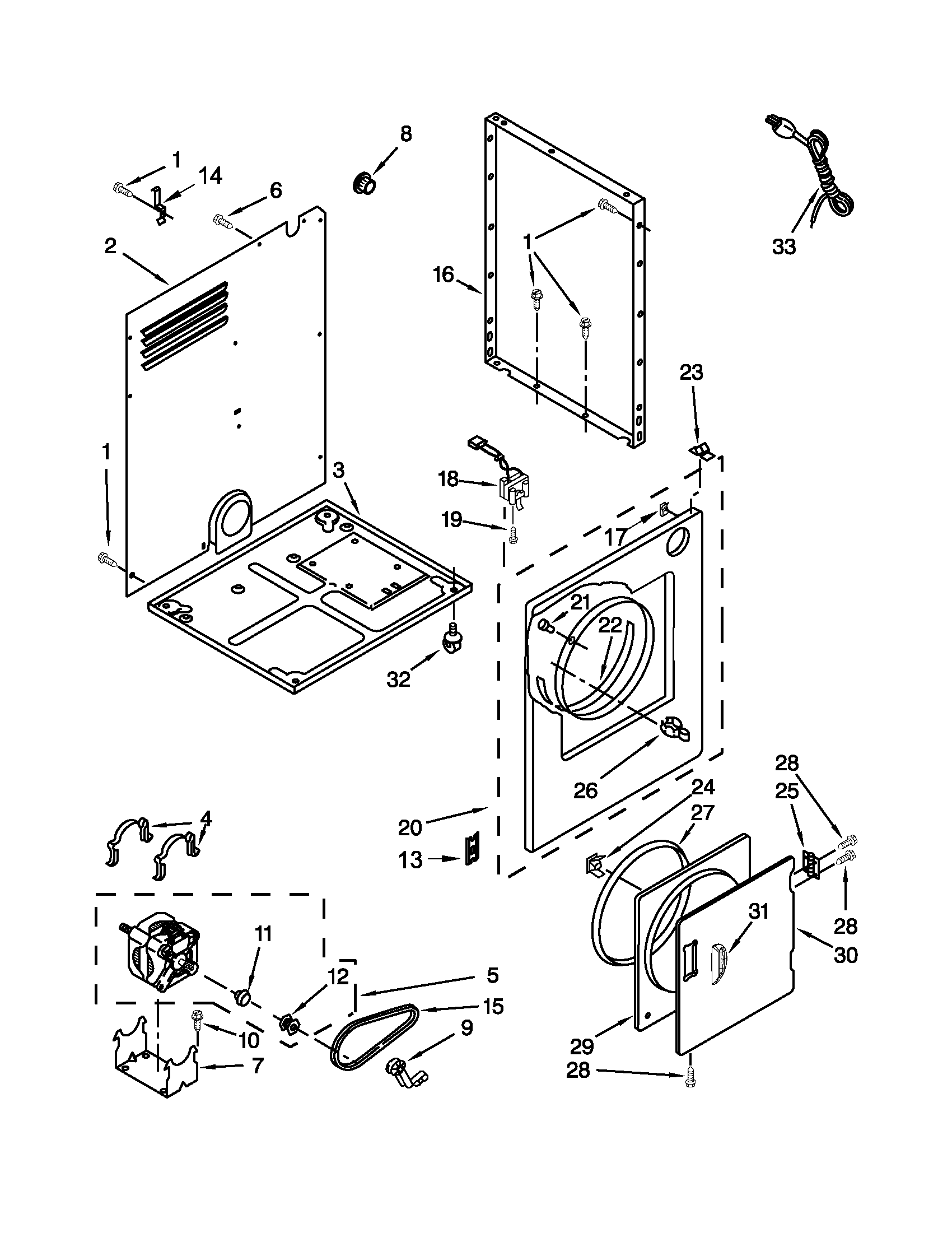 Sears Canada 110C84722402 cabinet parts diagram