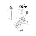 Kenmore 66513279K111 pump, washarm and motor parts diagram