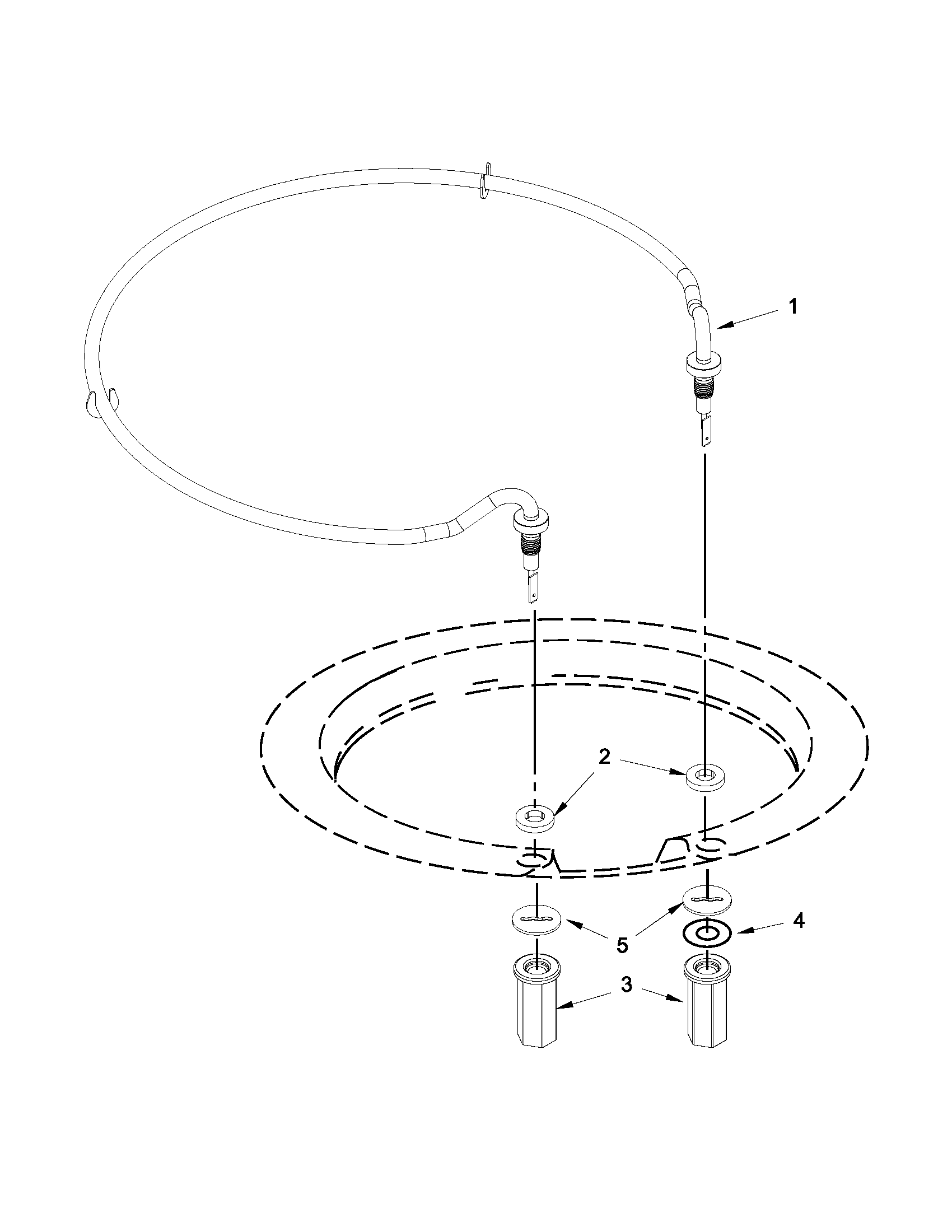 Kenmore Elite 66512833K310 heater parts diagram