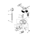 Kenmore Elite 66512793K311 pump, washarm and motor parts diagram