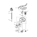 Kenmore 66513293K116 pump, washarm and motor parts diagram