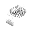 Kenmore 66513255K115 lower rack parts diagram